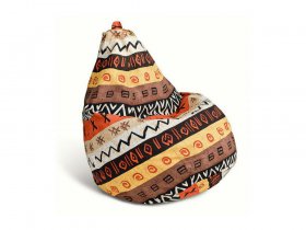 Кресло-мешок Африка в Заковряжино - zakovryazhino.mebel-nsk.ru | фото