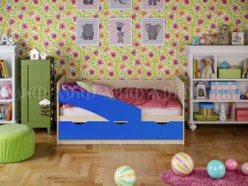 Кровать детская Бабочки 2,0 м в Заковряжино - zakovryazhino.mebel-nsk.ru | фото