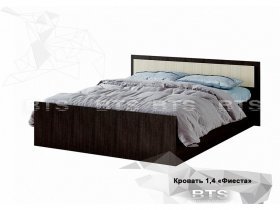 Кровать двуспальная 1,4м Фиеста (BTS) в Заковряжино - zakovryazhino.mebel-nsk.ru | фото