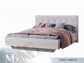 Кровать двуспальная 1,6м Кимберли КР-13 в Заковряжино - zakovryazhino.mebel-nsk.ru | фото