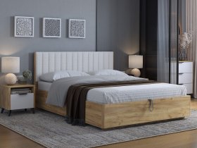 Кровать двуспальная 1,6м Юлия в Заковряжино - zakovryazhino.mebel-nsk.ru | фото