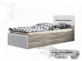 Кровать односпальная Наоми КР-12 в Заковряжино - zakovryazhino.mebel-nsk.ru | фото