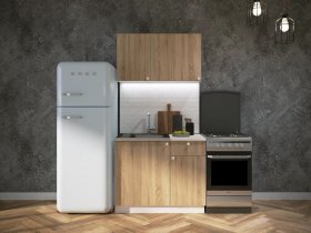 Кухонный гарнитур Ронда 1,0 м в Заковряжино - zakovryazhino.mebel-nsk.ru | фото