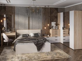 Модульная спальня Норд в Заковряжино - zakovryazhino.mebel-nsk.ru | фото