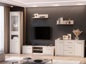 Модульная стенка Калипсо в Заковряжино - zakovryazhino.mebel-nsk.ru | фото