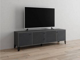 Тумба под ТВ Парус-10 (графит/гранит лофт) в Заковряжино - zakovryazhino.mebel-nsk.ru | фото